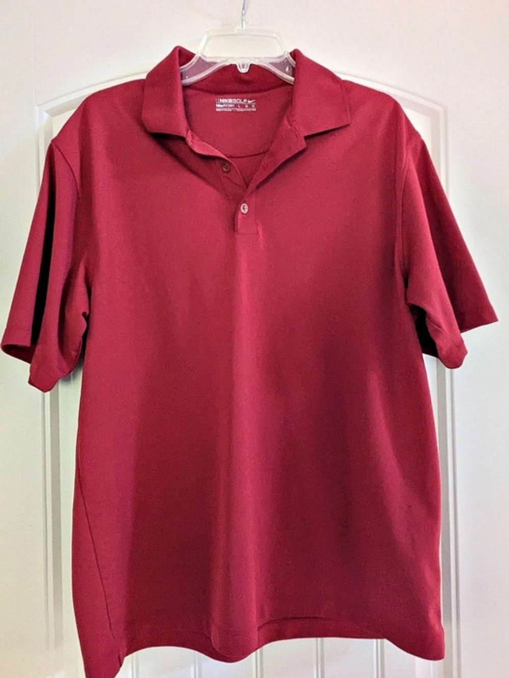 Nike Golf Dri-FIT Polo Shirt in Deep Red Large
